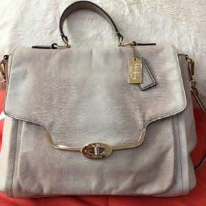 Coach Saffiano Python Madison Spectator Sadie